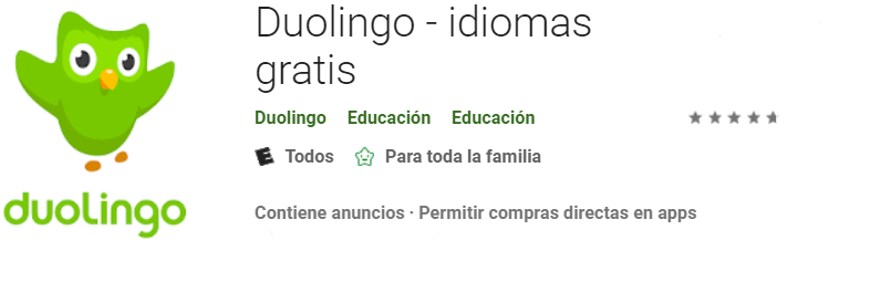 Descargar Duolingo para niños