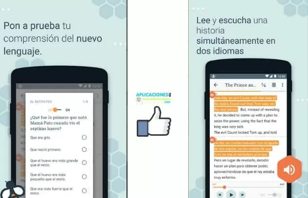 capturas de pantalla de busuu app